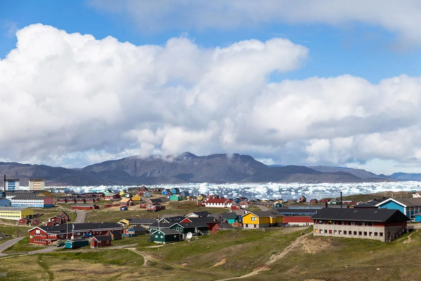 Coloured houses in Greenland