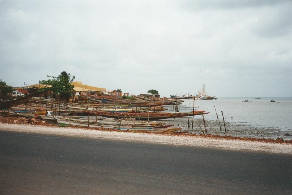 Beach in the Gambia 1994