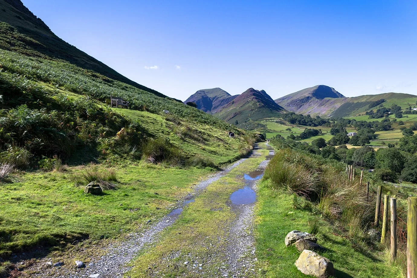 Most of the Lake District looks something like this Mountains in the Lake District
