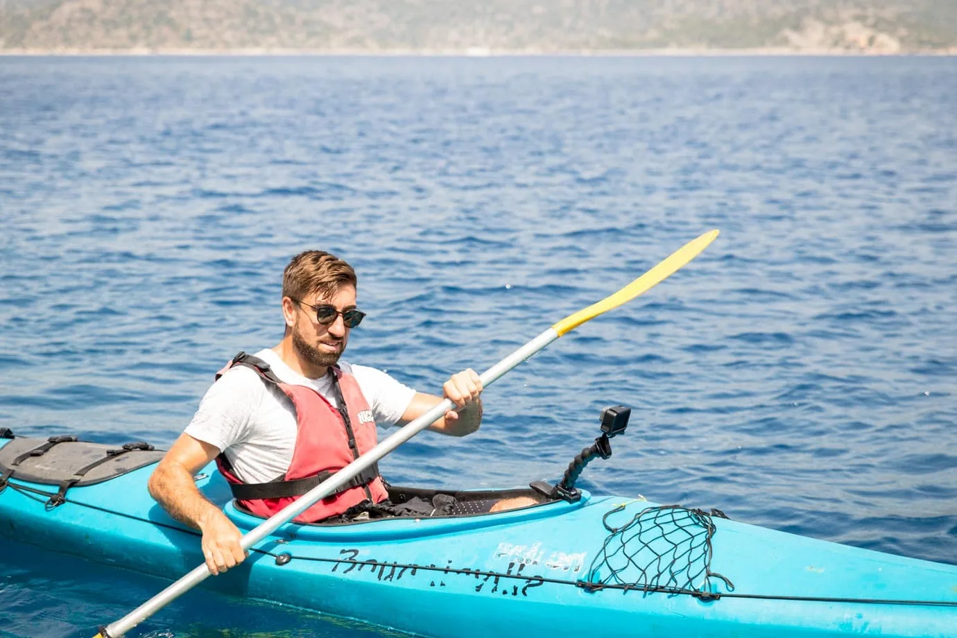 Kayaking in Kekova, Turkey