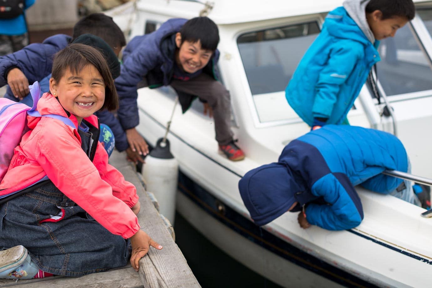 Kids in Greenland