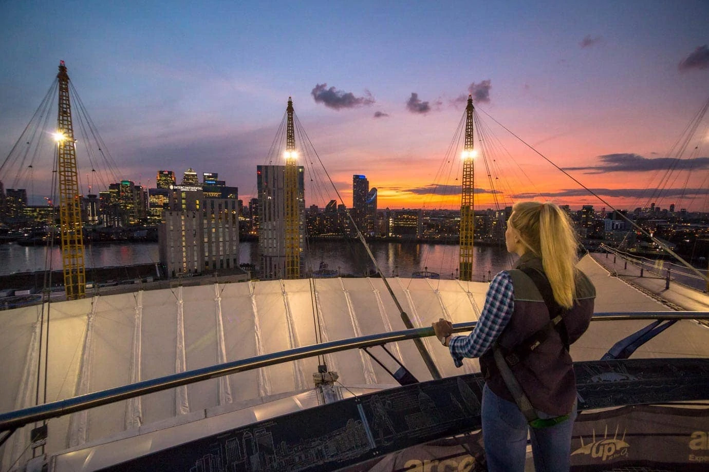 Top of the O2 London