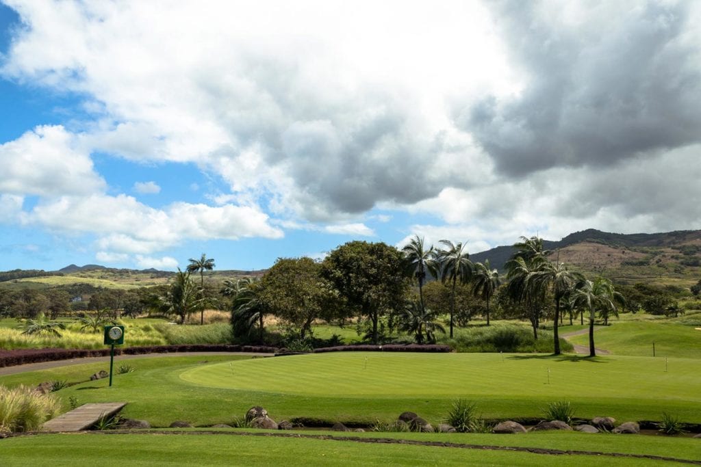 Golf course at Heritage le Telfair