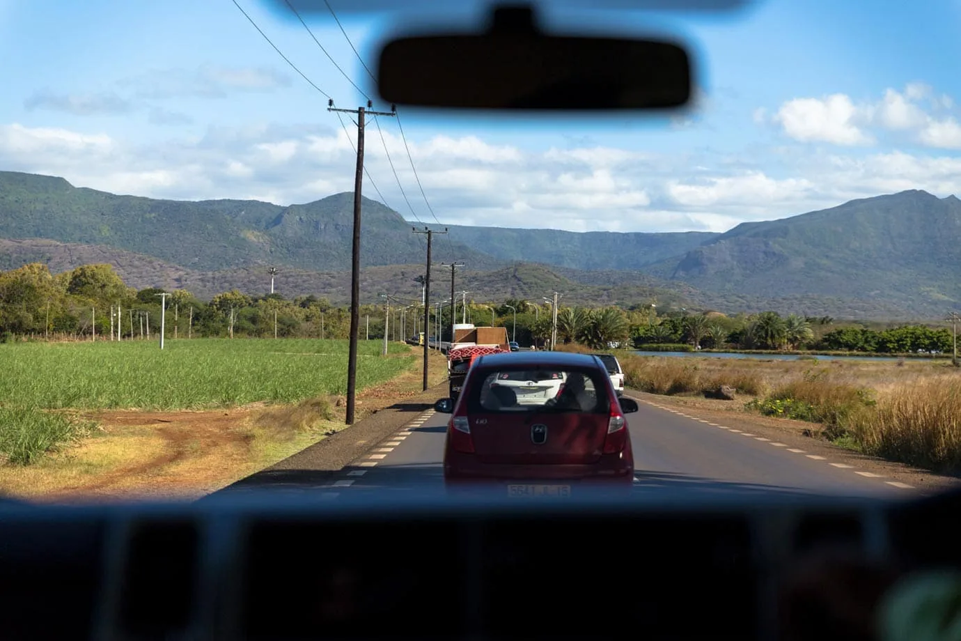 Driving around Mauritius