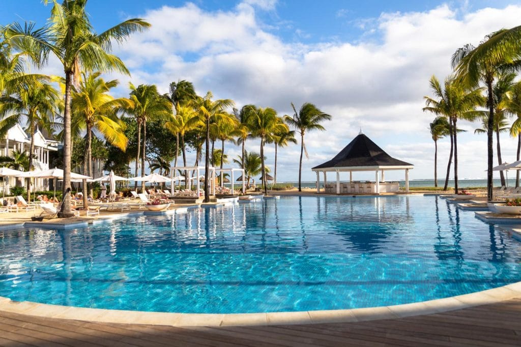 Swimming pool at Heritage le Telfair