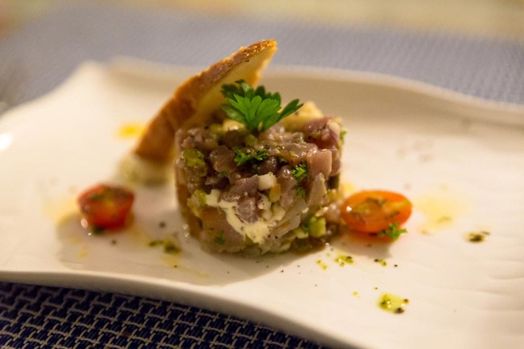 Tuna tartare in Mauritius