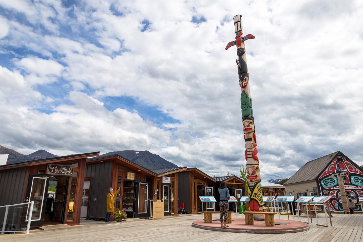 Totem pole, Canada