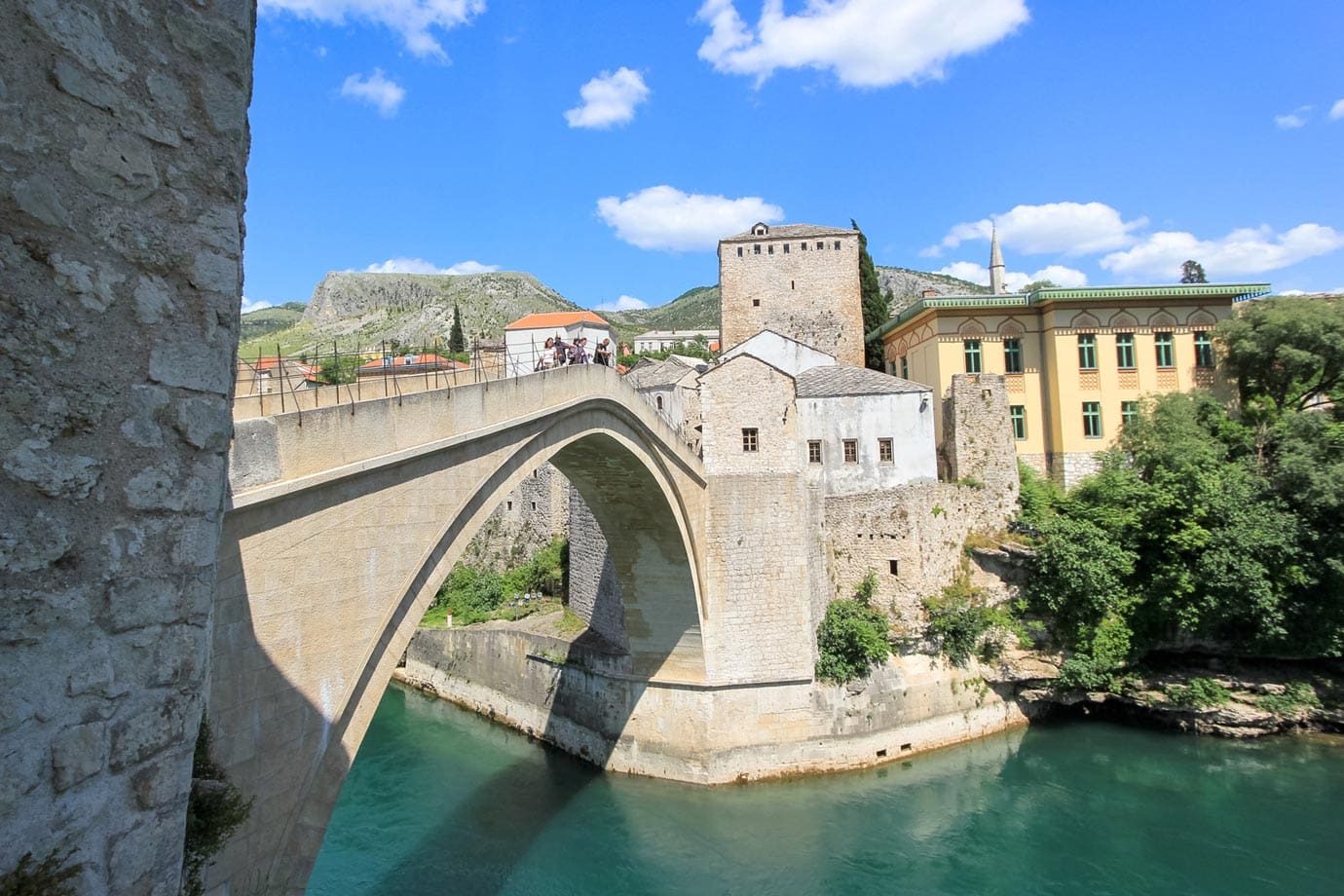 Photos of Mostar bridge, Bosnia.