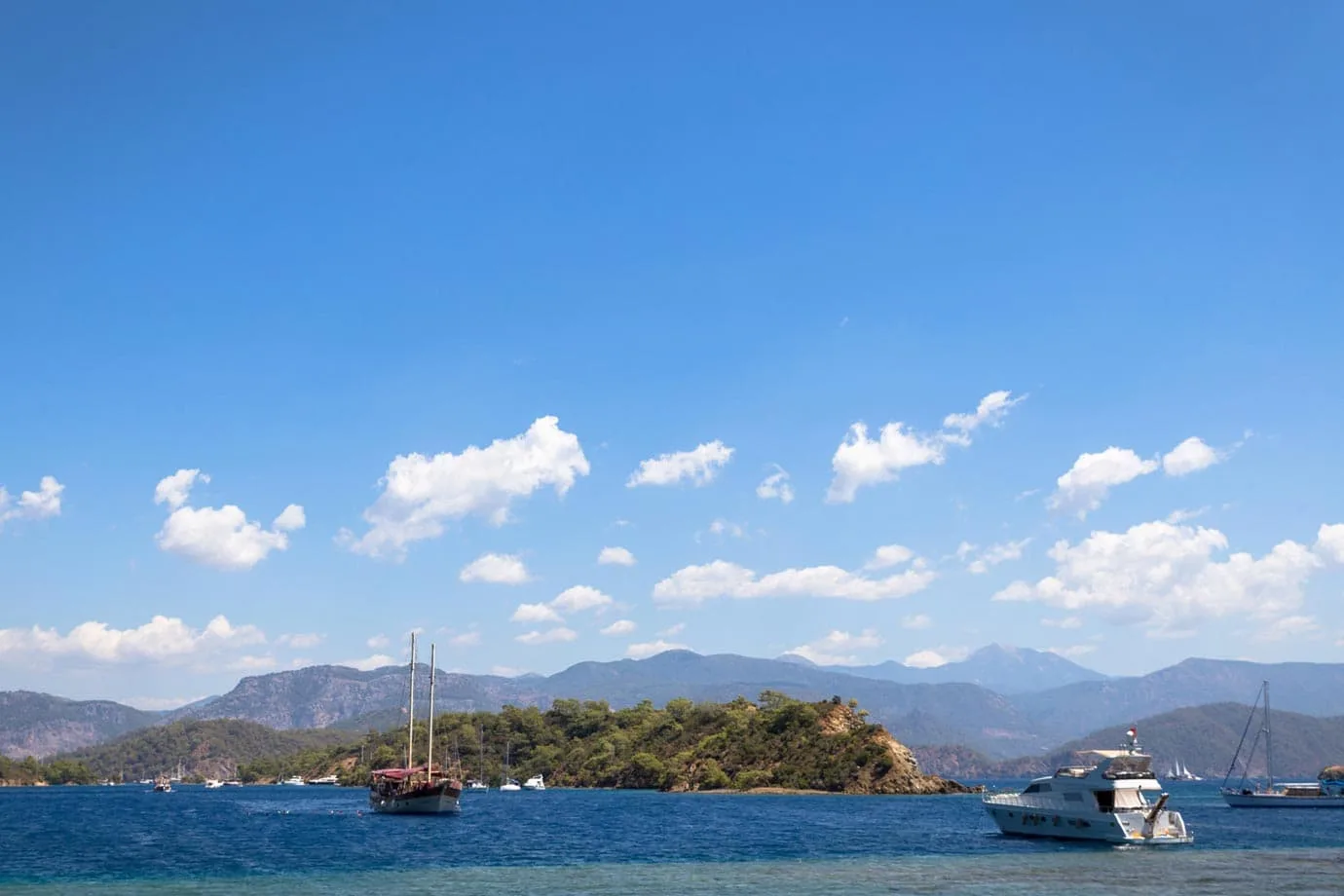 Boats on the Turquoise Coast