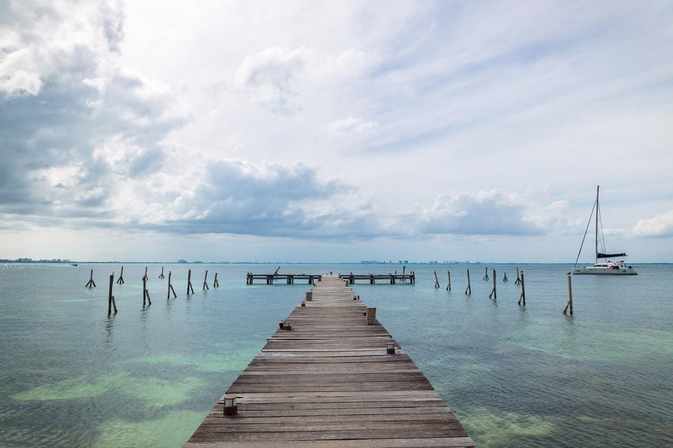 Pier at Isla Mujares, Mexico