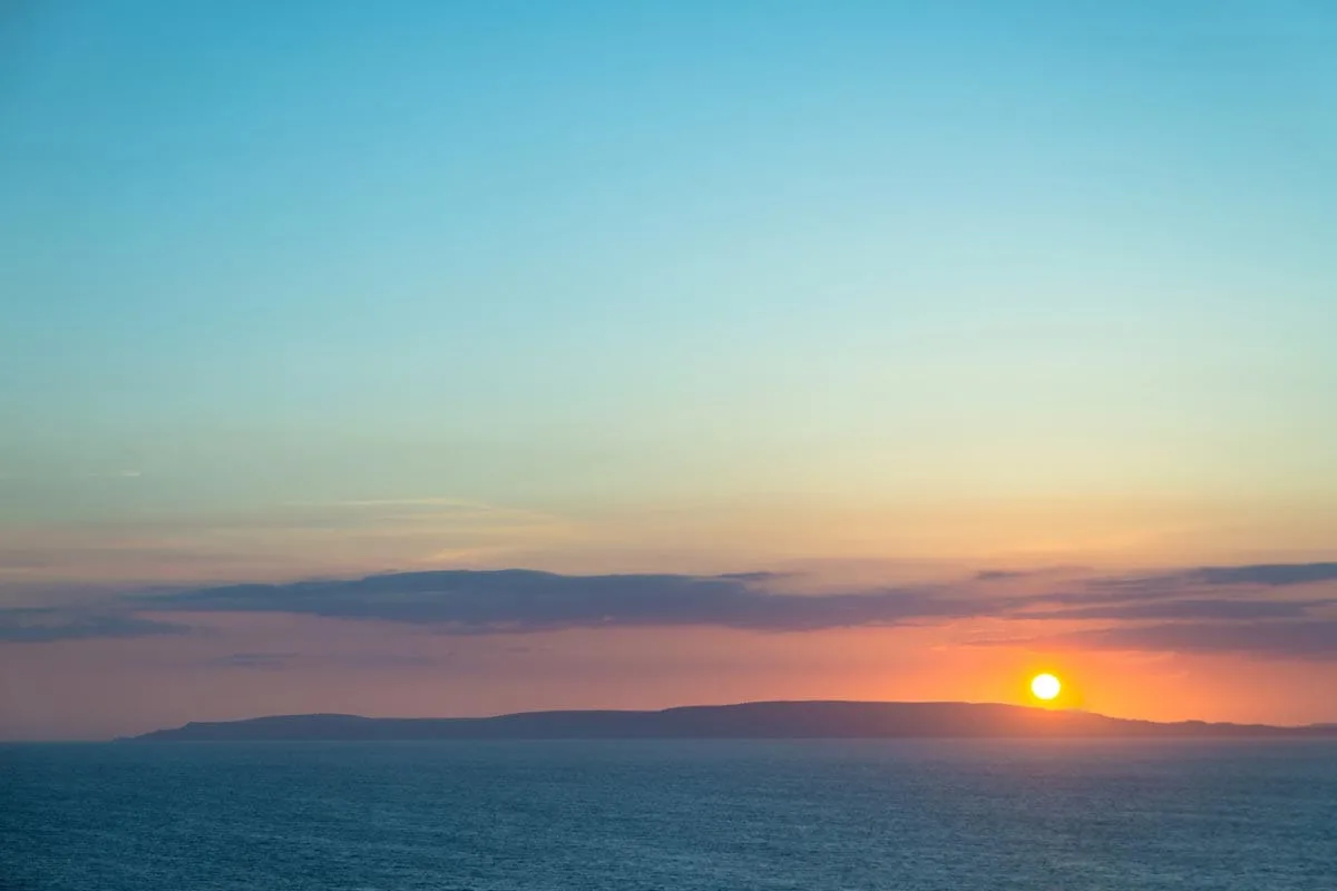 Sunset on Independence of the Seas