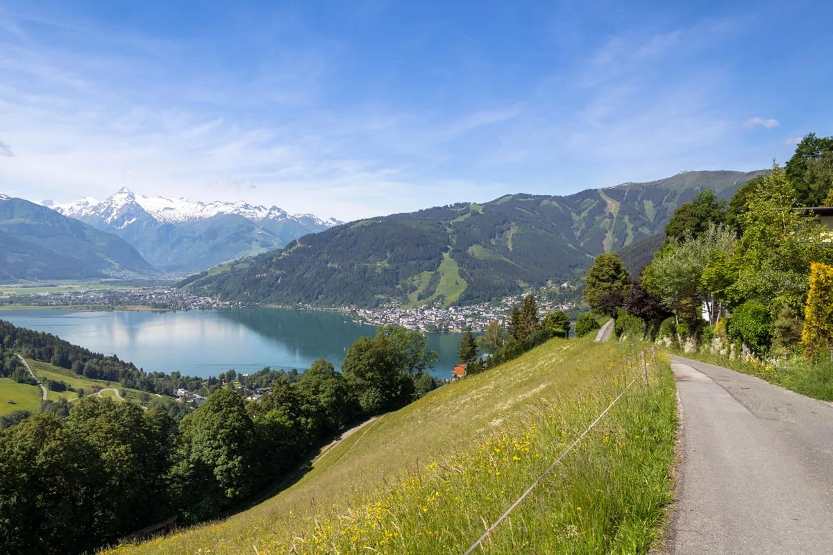 zell am see in summer