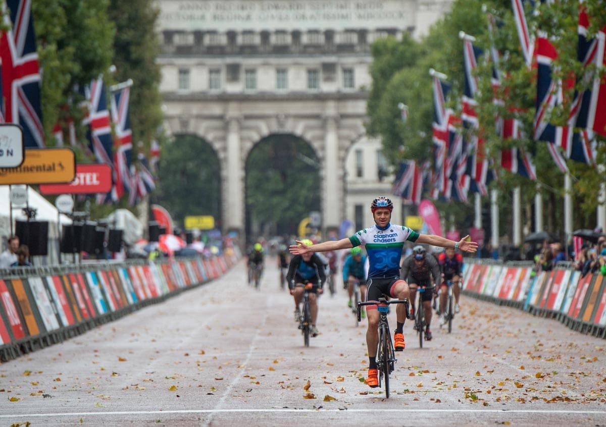 ridelondon2019 finish line