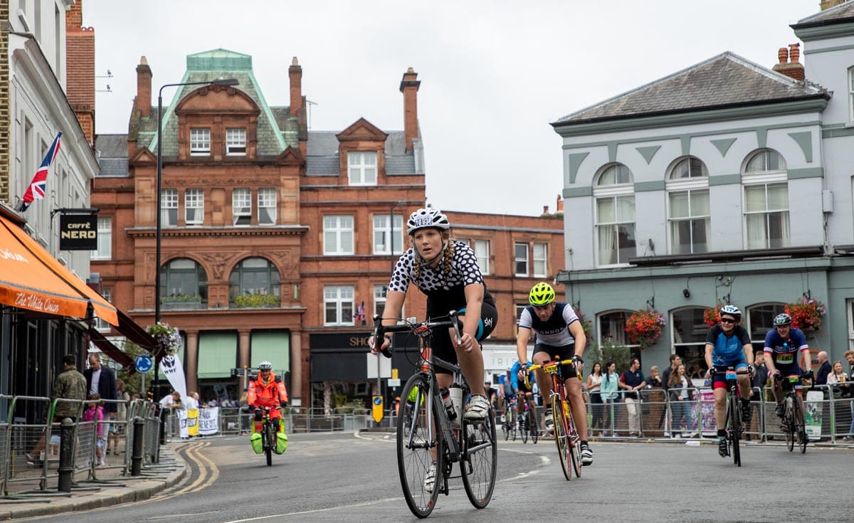 cycling for ridelondon