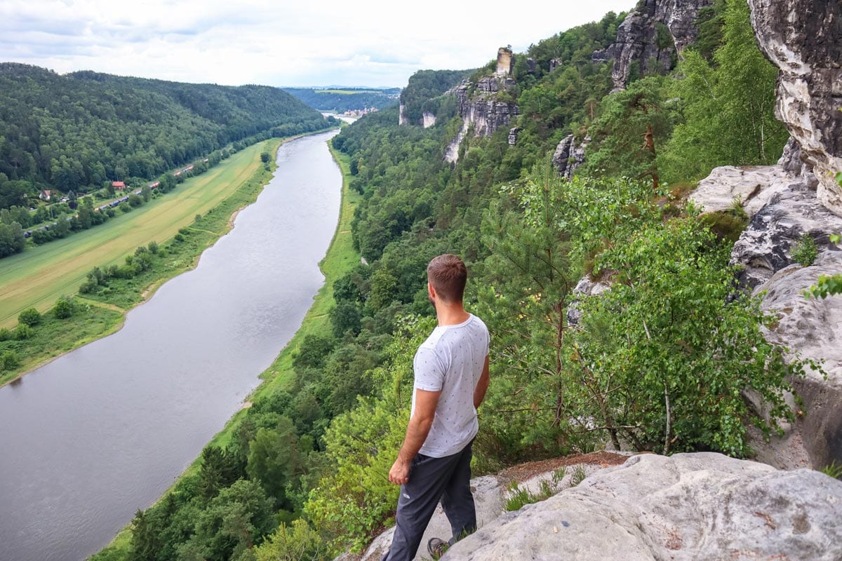 hiking the bastei bridge