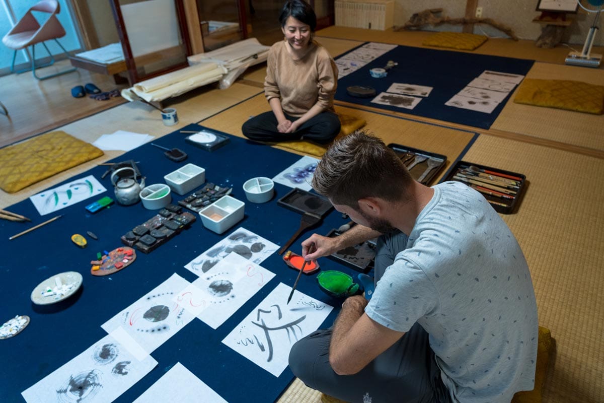 learning japanese calligraphy 