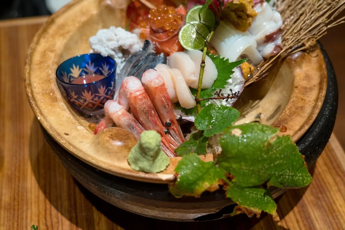 sashimi platter japan