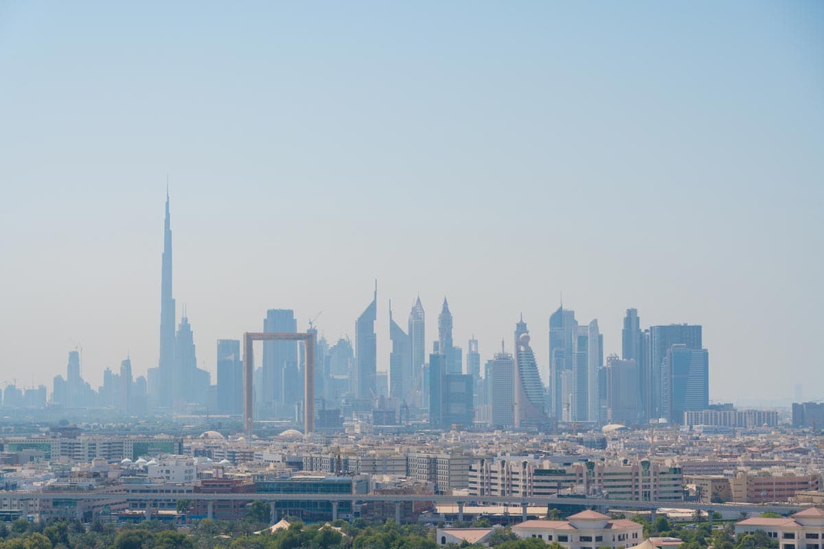 skyline in dubai 