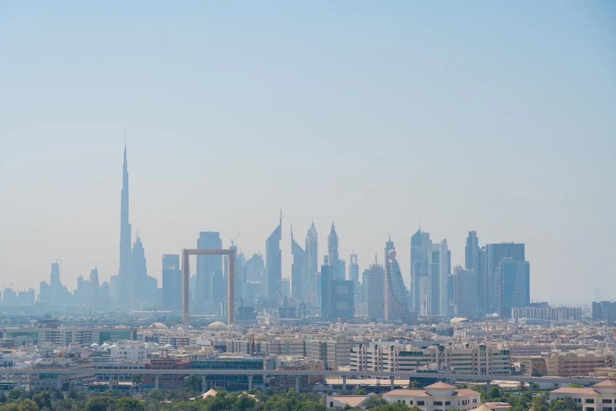 skyline in dubai