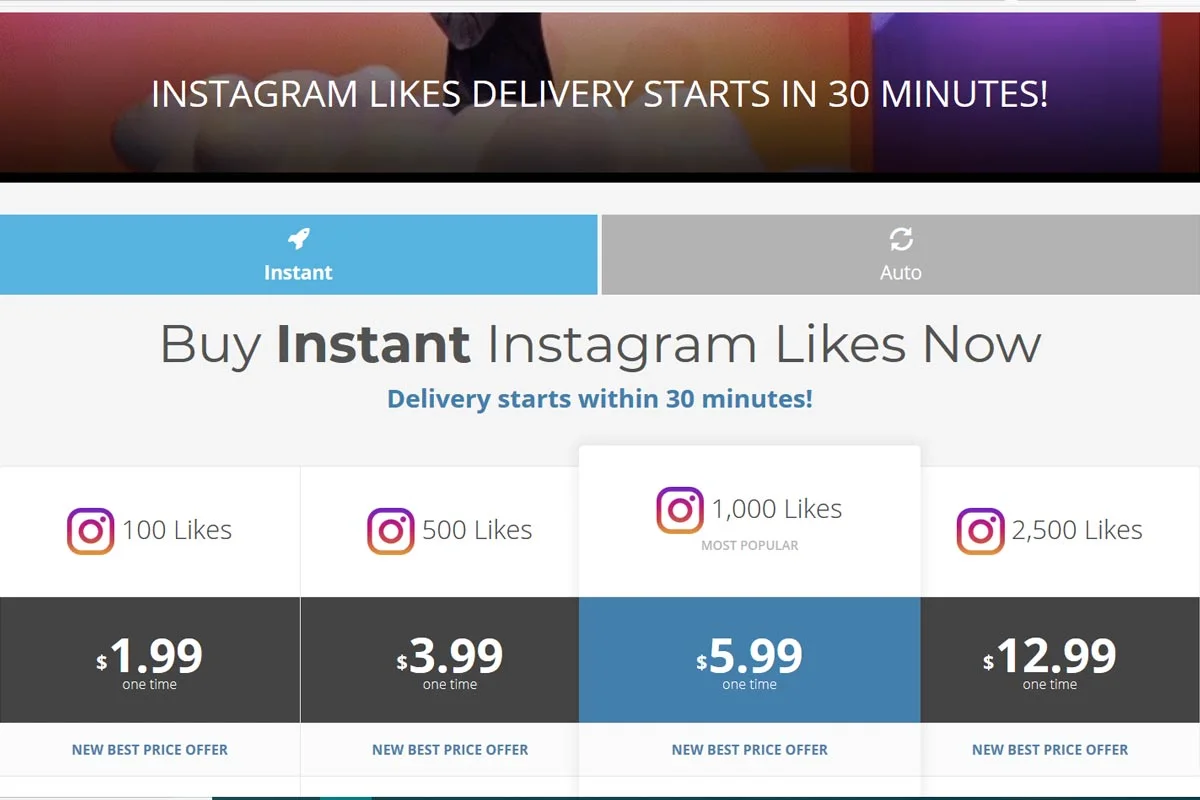 Buying Instagram likes