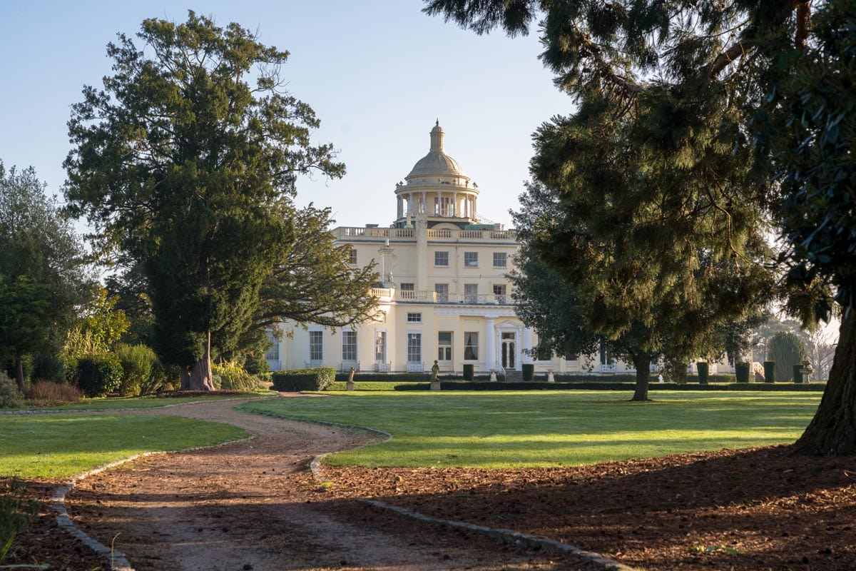 walking around stoke park 