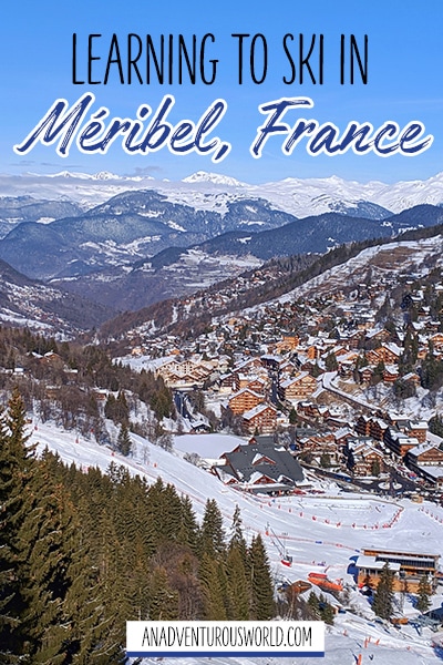 skiing in meribel