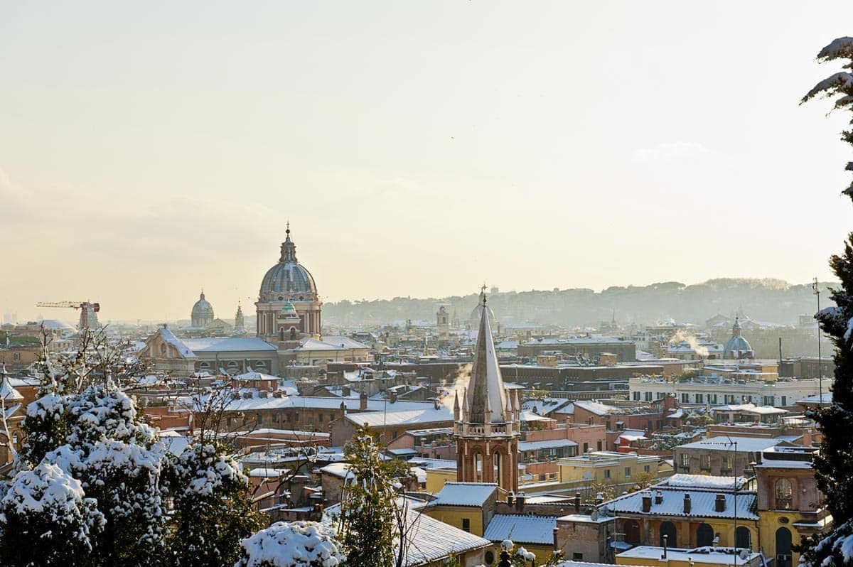 rome in winter