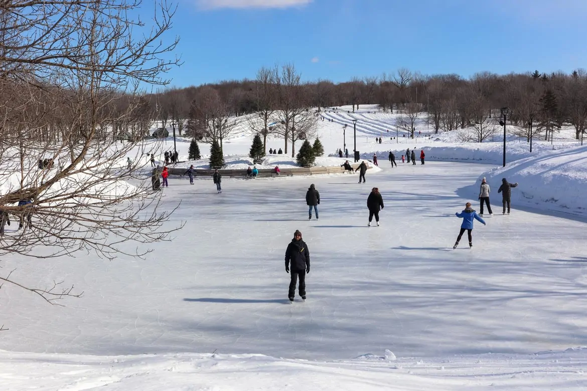 ice skating mount royal park