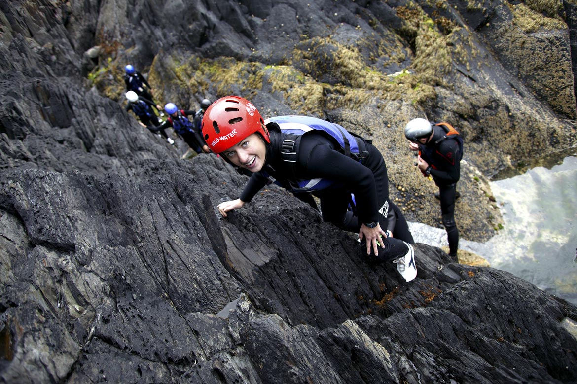 coasteering newquay