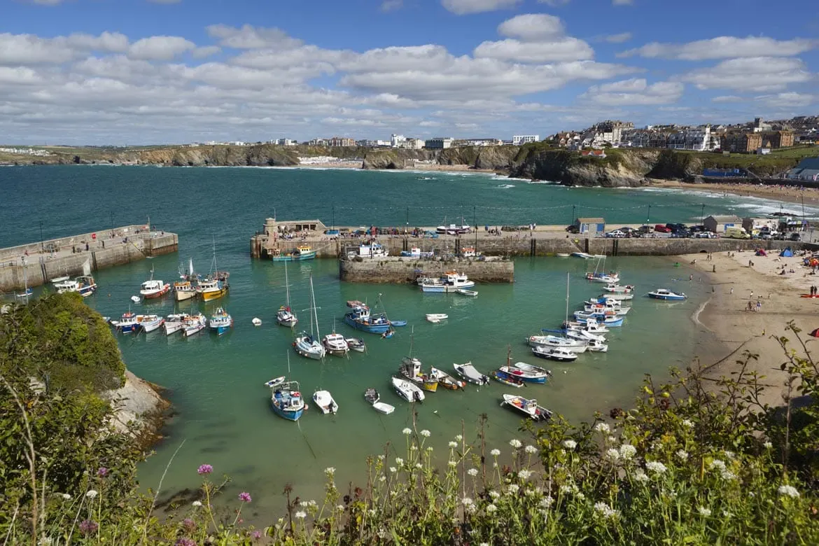 newquay harbour cornwall