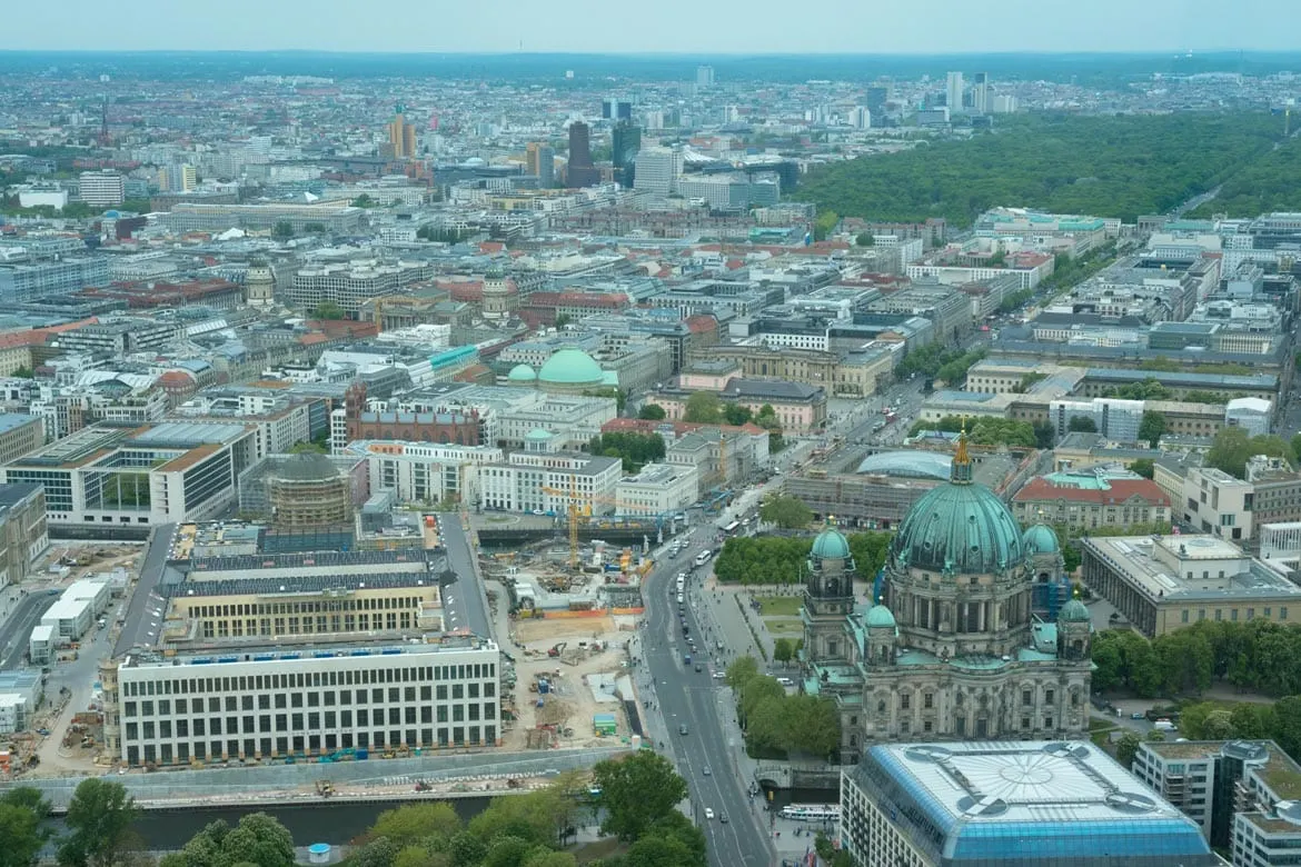 view from berlin fernsehturm