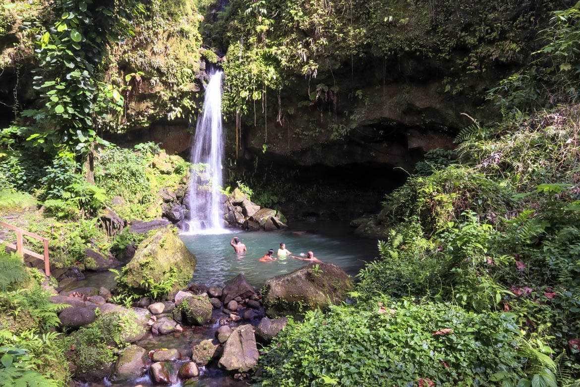 emerald pool dominica