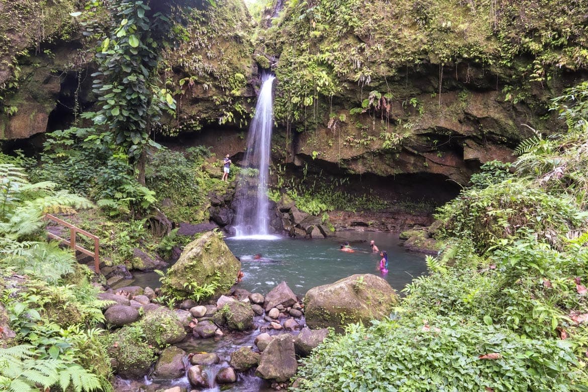 emerald pool dominica