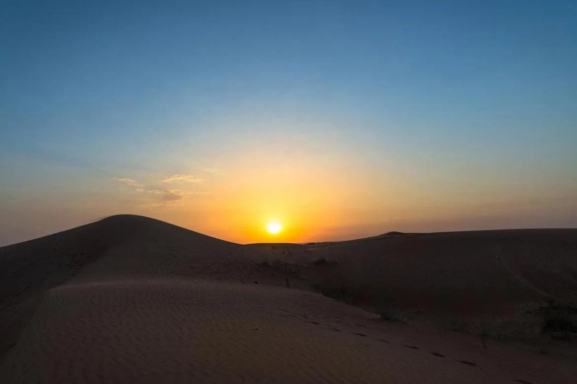 sunset desert safari