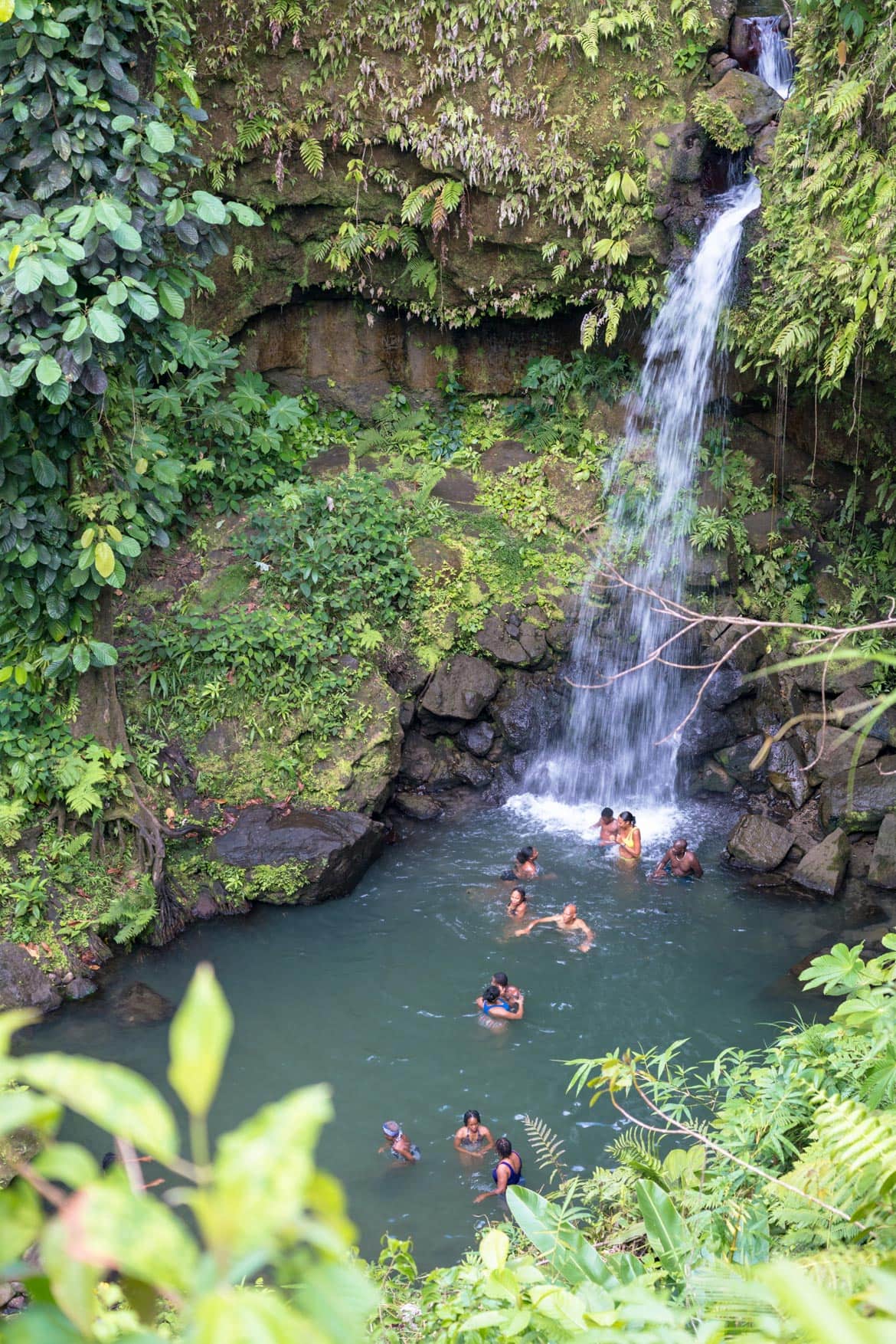 waterfalls in dominica