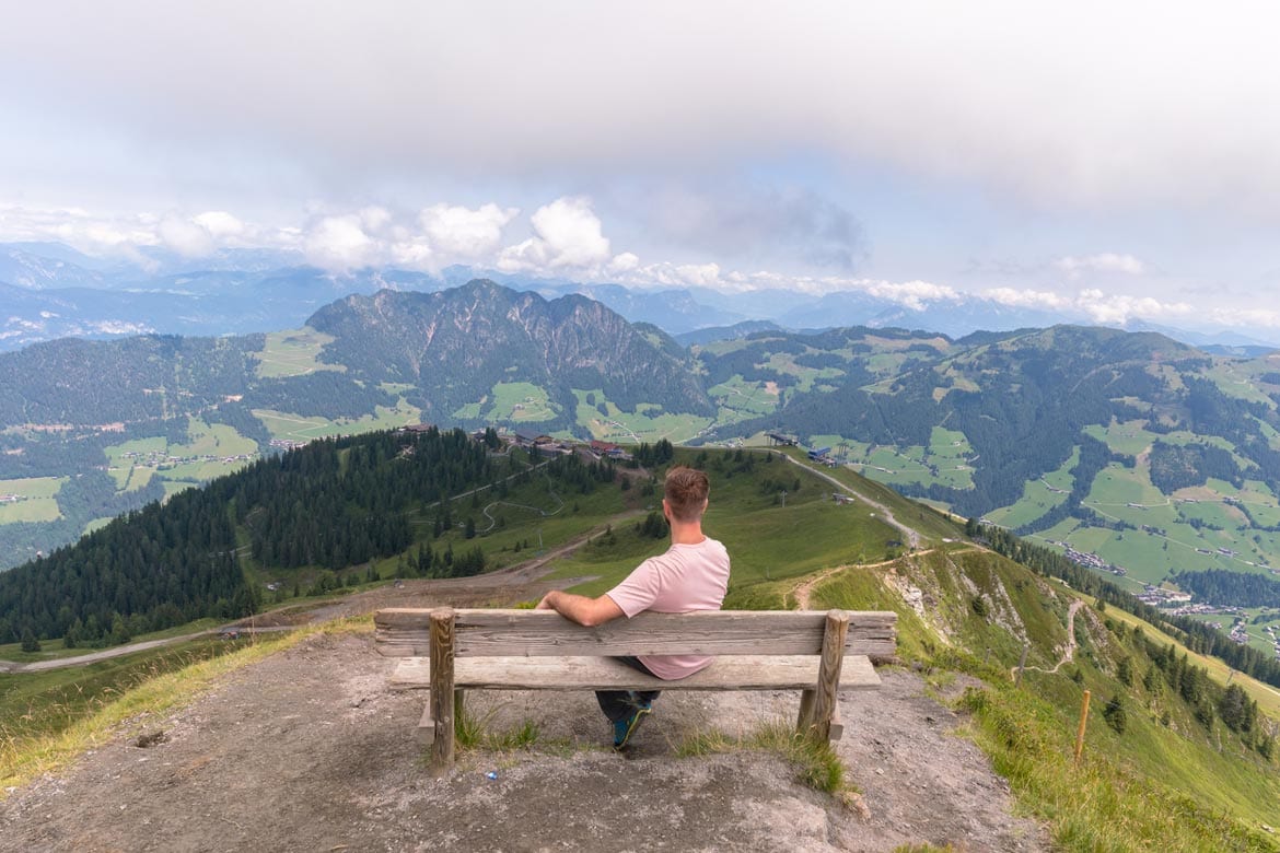 hiking in alpbach