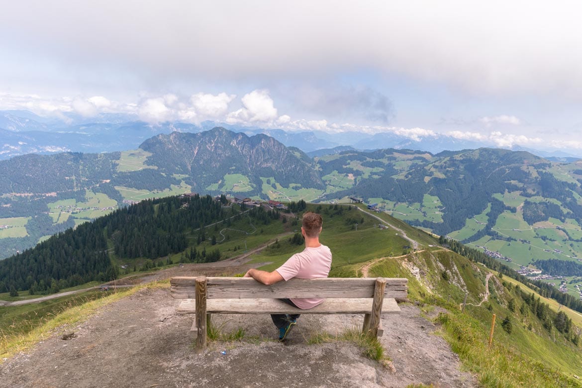 hiking in alpbach