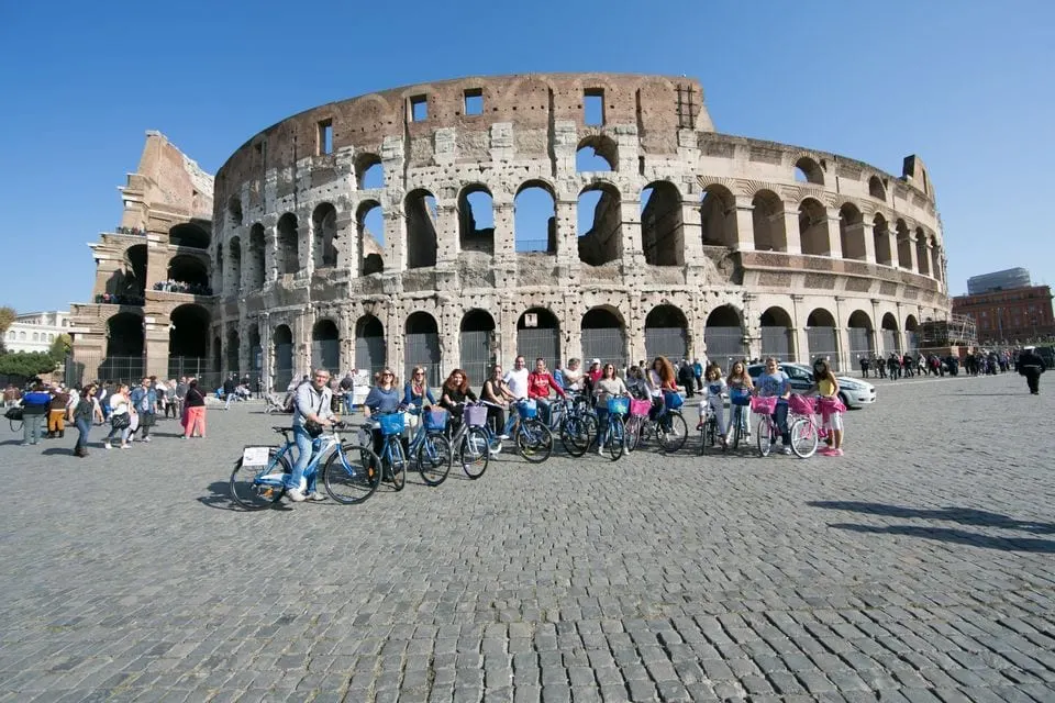 bike and food tour rome