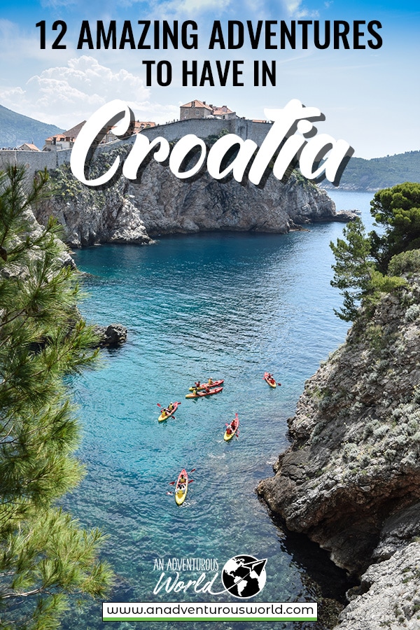 adventure tourism in croatia