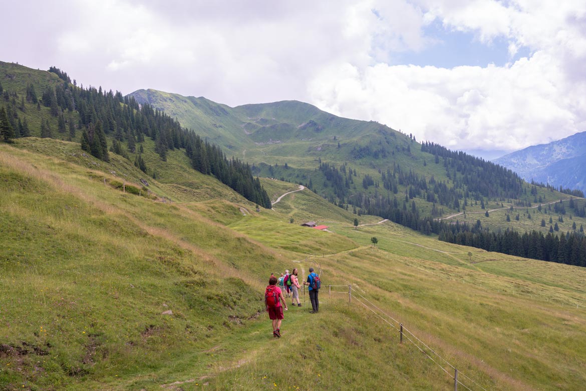 hiking in wildschönau