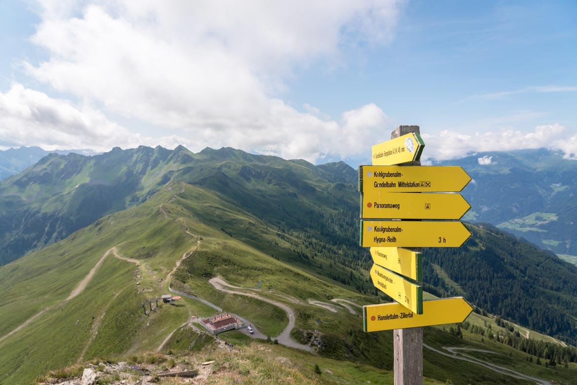 hiking wiedersbergerhorn