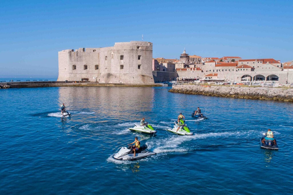 jet skiing dubrovnik