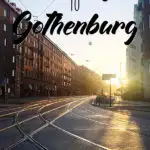 How to get from Copenhagen to Gothenburg