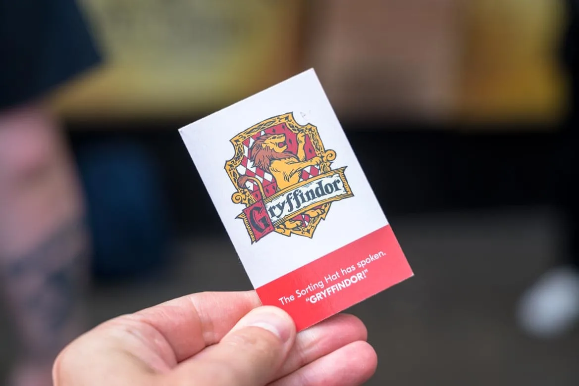 gryffindor card