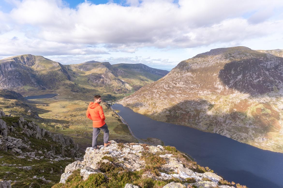 hiking tryfan in wales