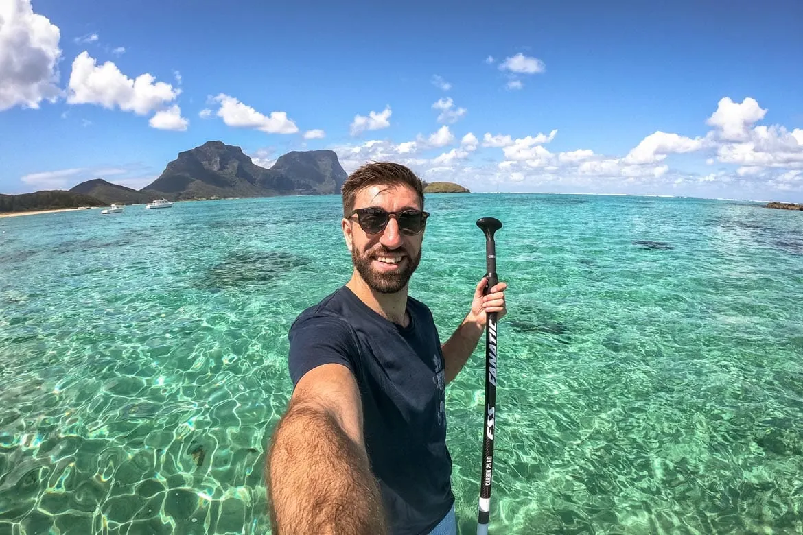 paddleboarding lord howe
