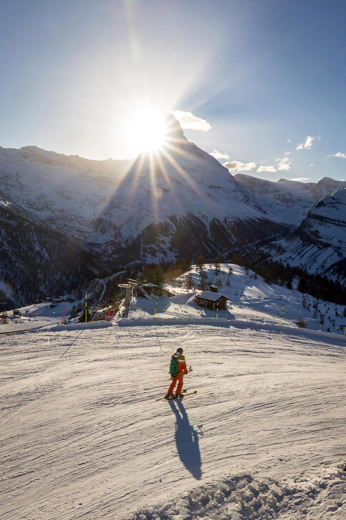skiing in zermatt
