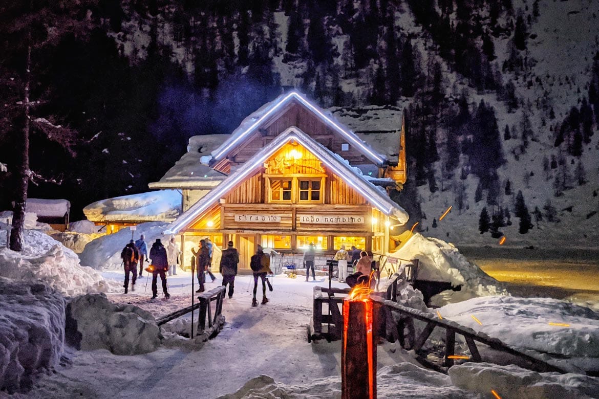 rifugio lago nambino trentino