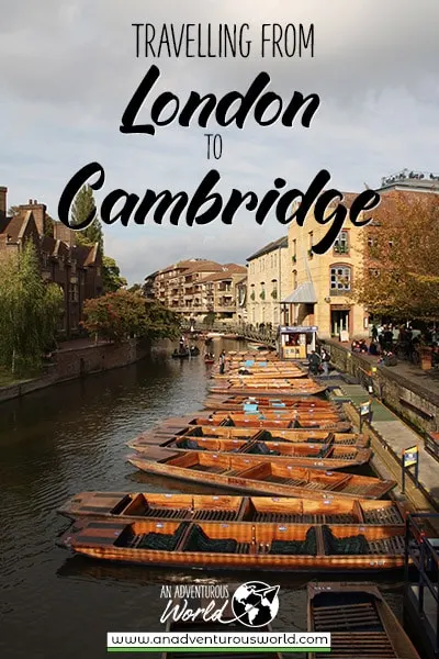 Travelling from London to Cambridge, England
