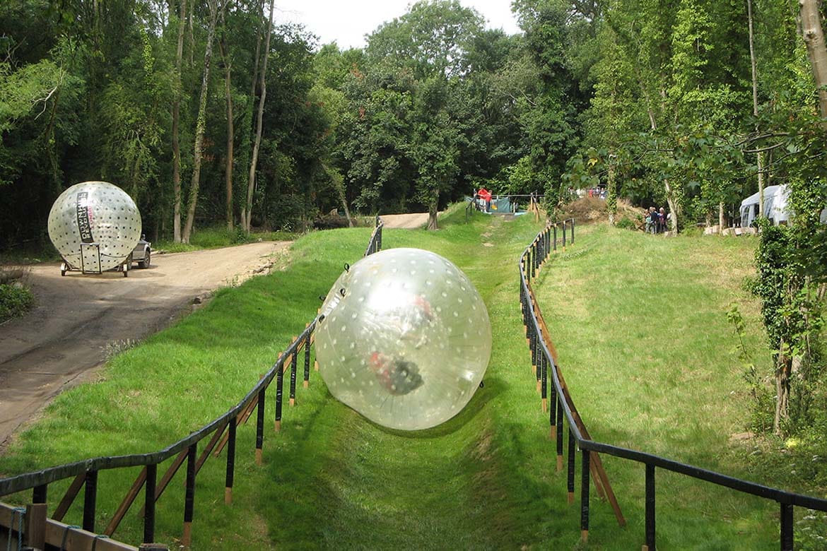 zorbing in london